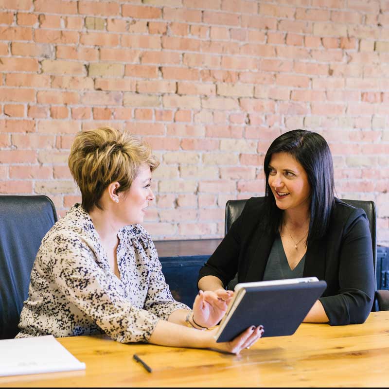 business meeting with mediation